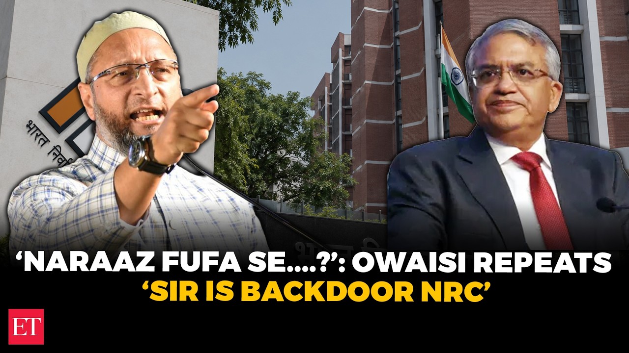 &lsquo;Which decisions were unanimous?&rsquo;: Owaisi questions ECI&rsquo;s press note, SIR mapping