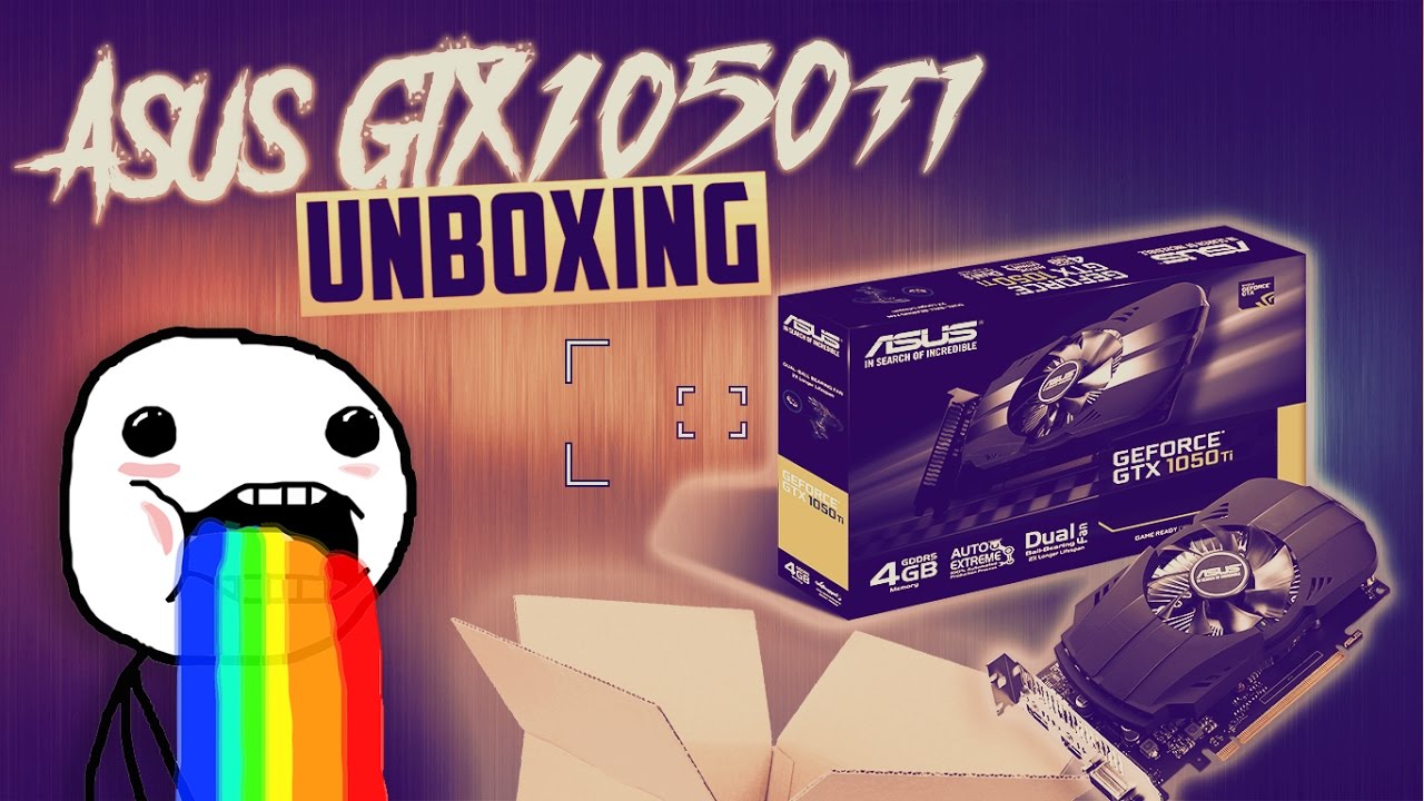 Pirmais unboxing video! Asus GTX 1050ti! (4K kvalitātē)