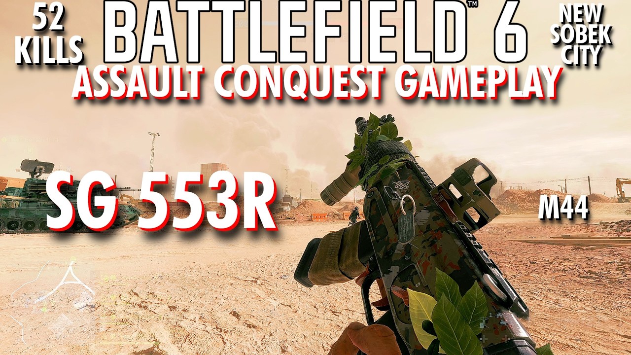 Ran It Back And Got The Job Done...  SG 553R Gameplay - Battlefield 6 Conquest No Commentary