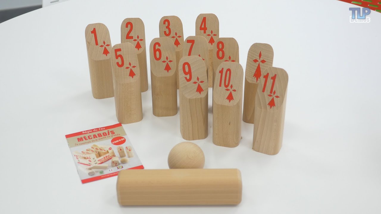 Jeu de quille finlandaise de Mecabois - Démo en français