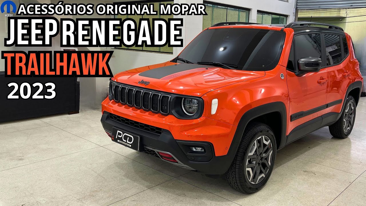 Jeep Renegade Trailhawk 2023 - Confira nos detalhes a instalação do Módulo do teto e muito ++