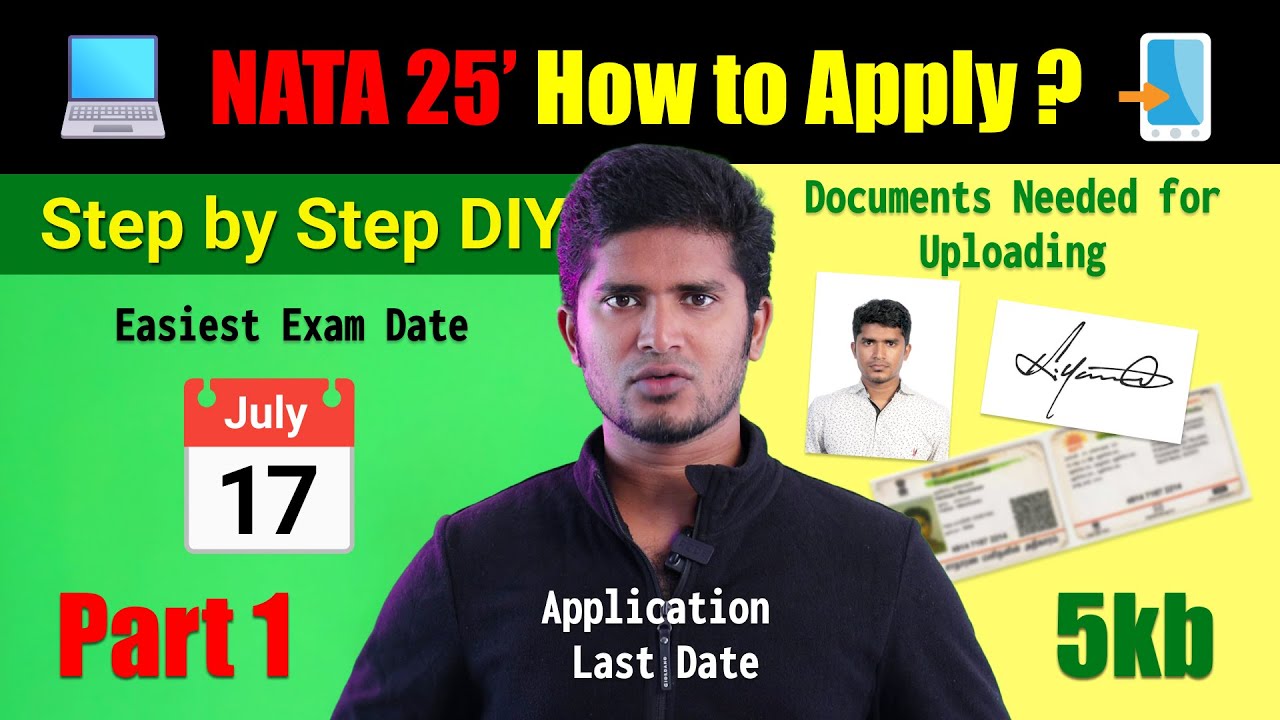 NATA 2025 Application form Registration Process | How to register for NATA 2025 ?