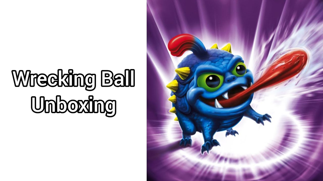 PRIMEIRO UNBOXING DE SKYLANDERS: Wrecking Ball (Unboxing)