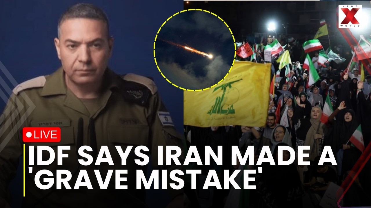 Live: Israeli Army Spokesperson Says Iran Made &lsquo;Grave Mistake&rsquo; Amid Ongoing Strikes| NewsX World