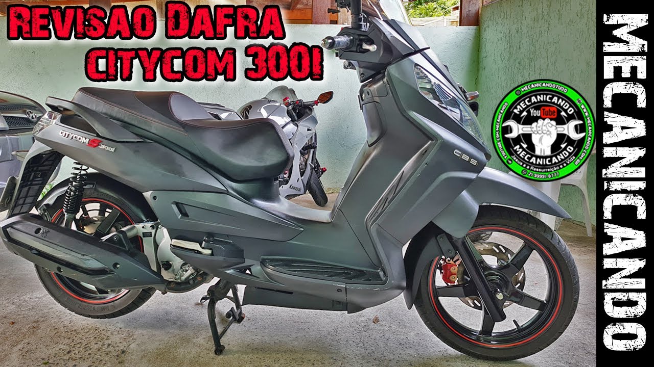 REVISÃO DAFRA CITYCOM S 300I🔧🔩 MECANICANDO MOTOS