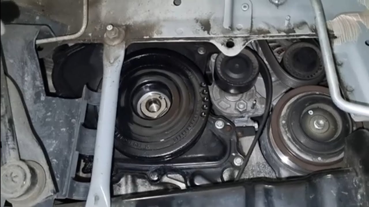 Замена демпферного шкива коленвала Renault R9M 1 6 dCi.