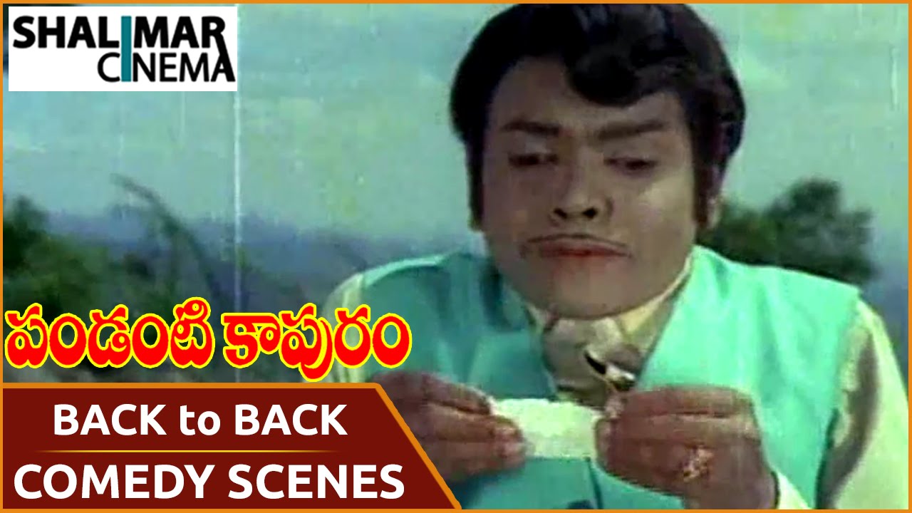 పండంటి కాపురం మూవీ కామెడీ సీన్స్ || Raja Babu Back To Back Comedy Scene || Krishna,Vijaya Nirmala