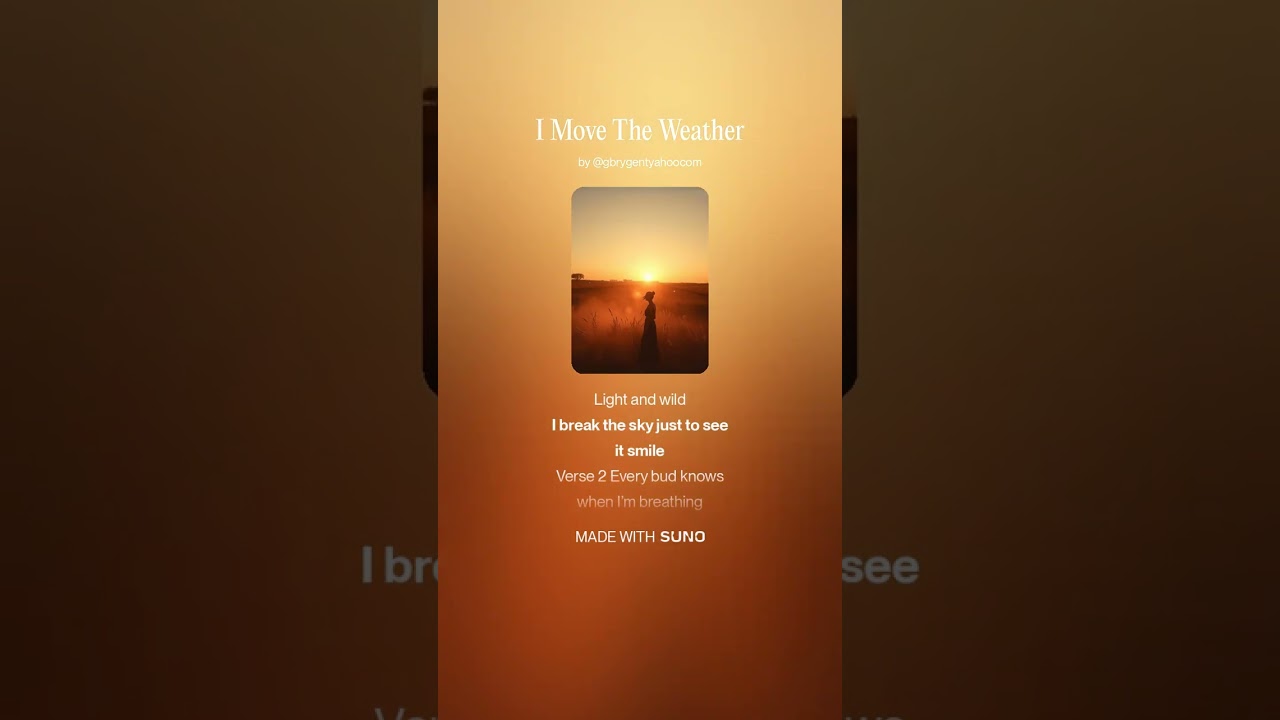 I Move The Weather