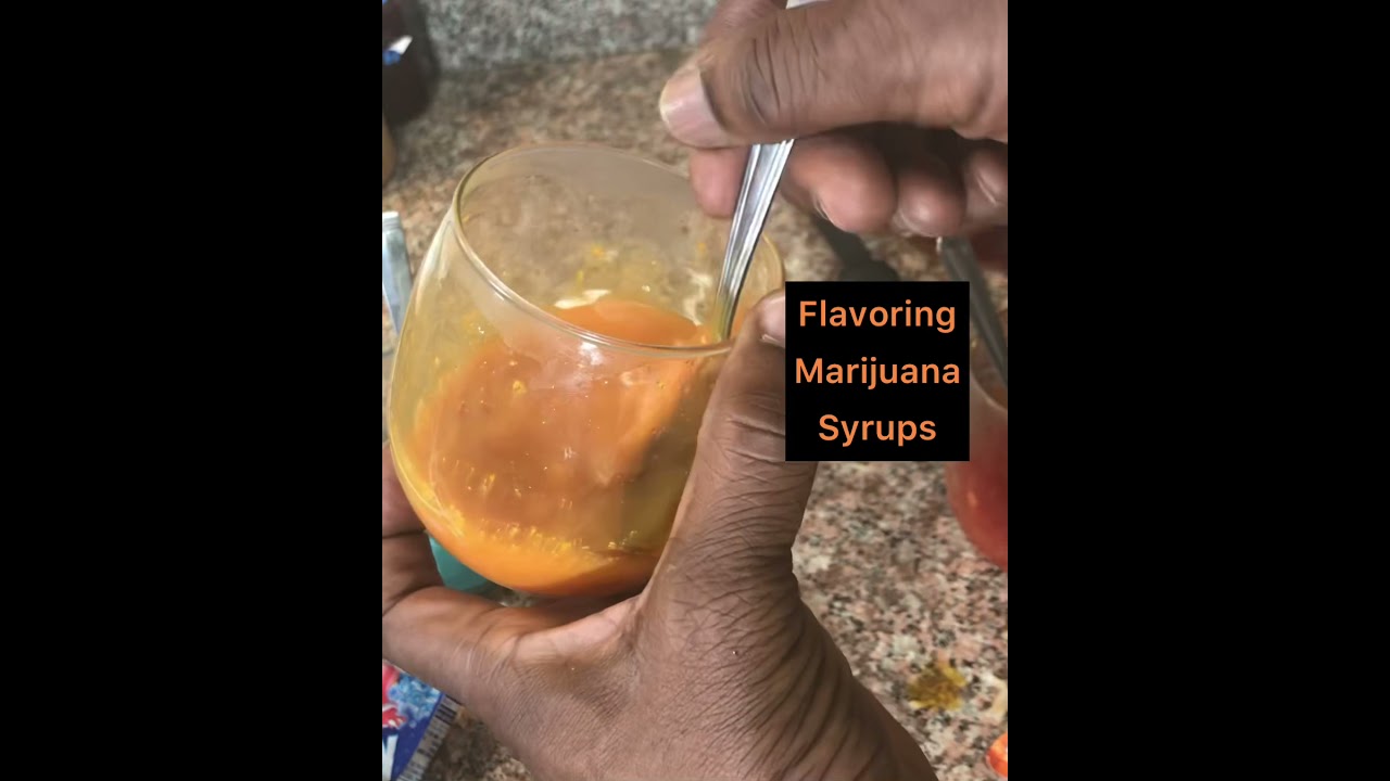Syrup-marijuana&mdash;- FLAVORING SYRUP WITH KOOLAID- come watch