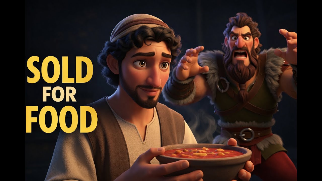 He Sold His Birthright for Food | Jacob & Esau (3D Animation)