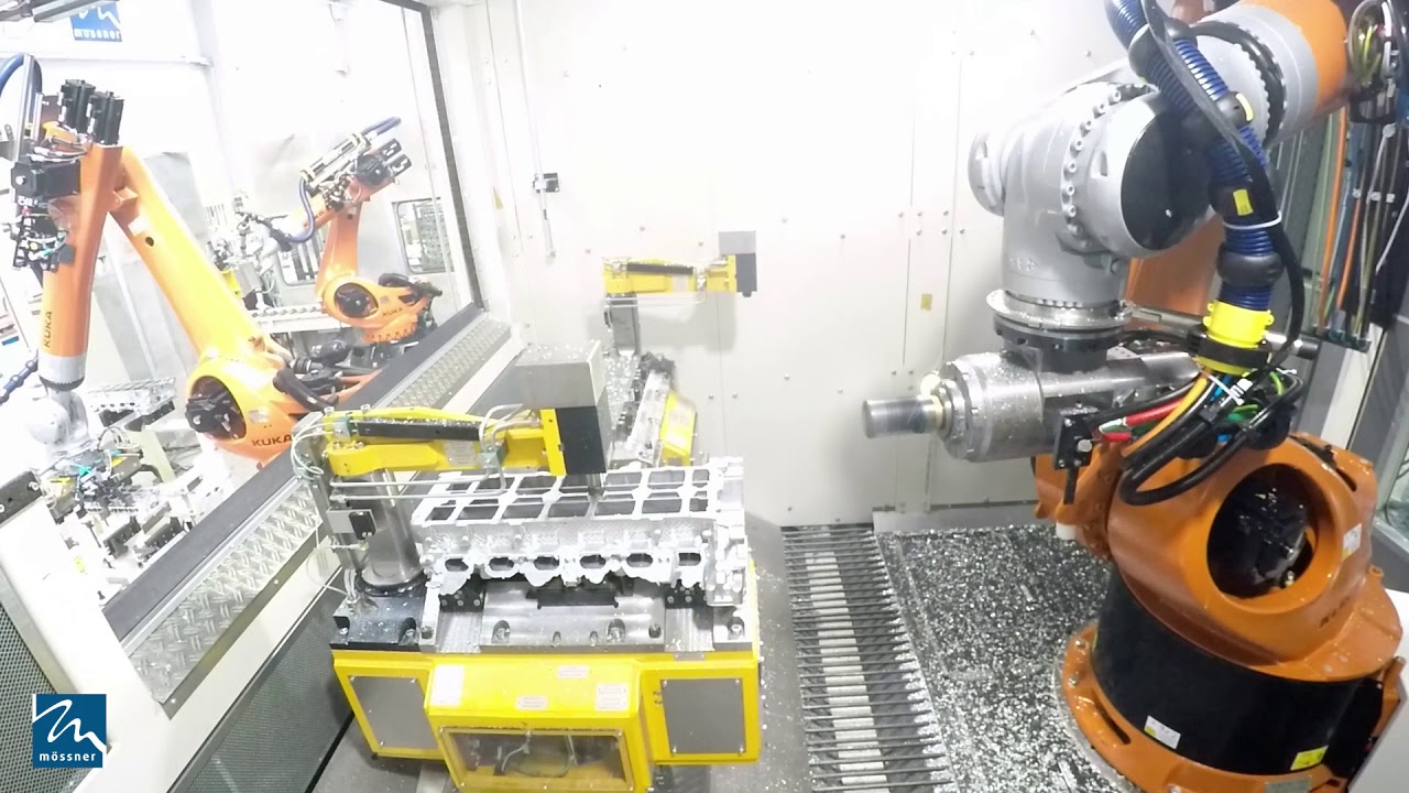 Fr&auml;sen und Entgraten mit Roboter - M&ouml;ssner