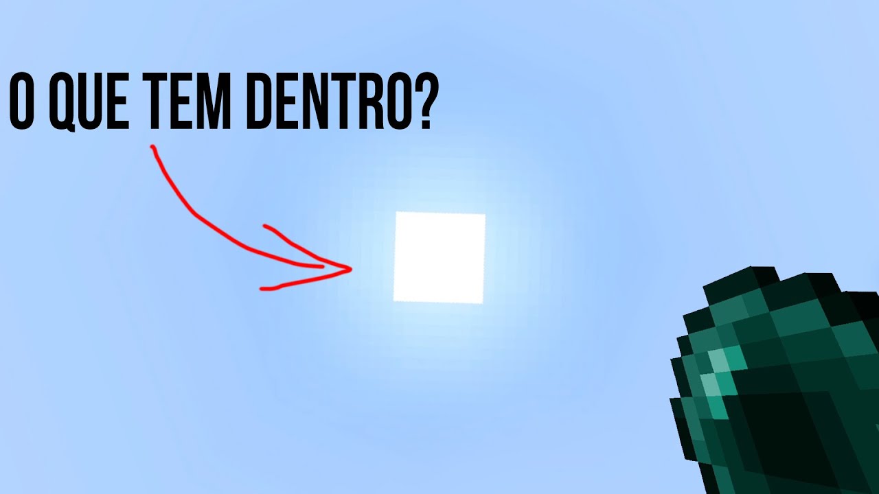 o que tem dentro do sol - minecraft