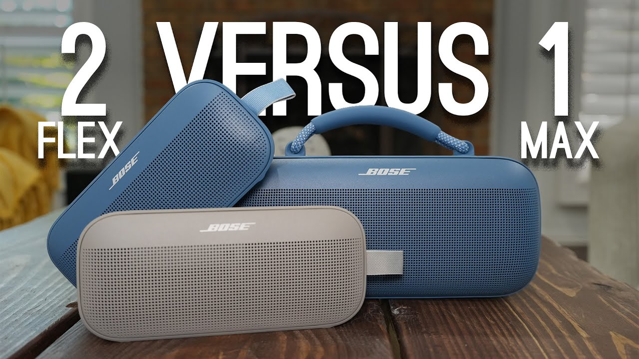 Сравнение двух Bose Soundlink Flex 2 с Bose Soundlink Max