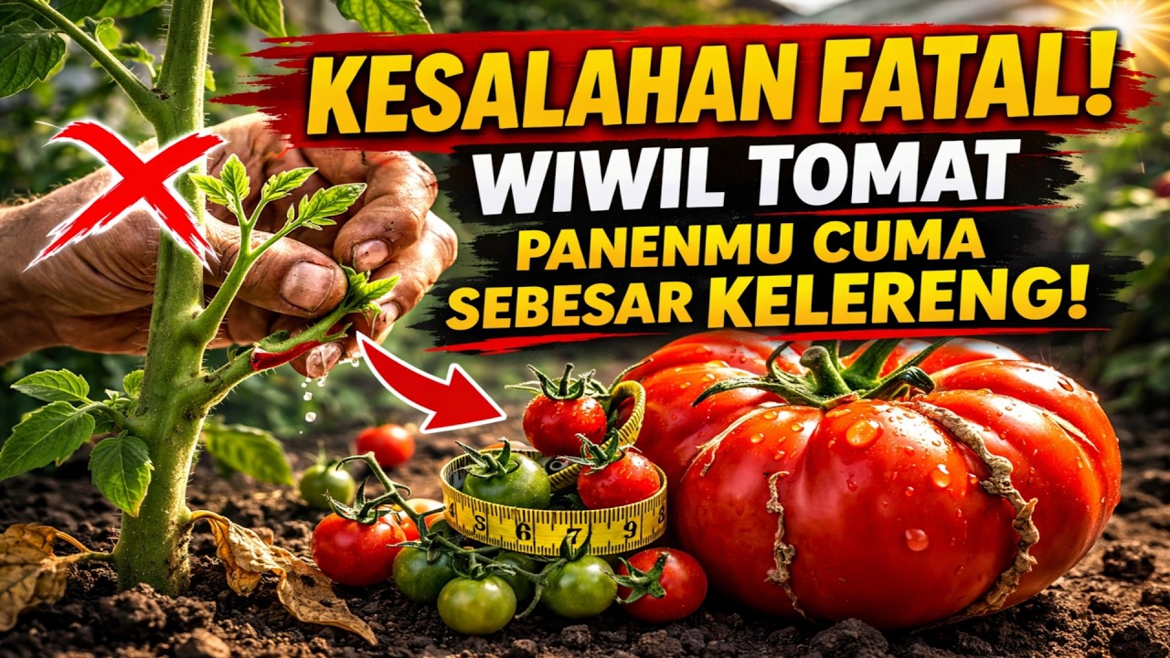 KESALAHAN FATAL WIWIL TOMAT: INI SEBABNYA PANENMU CUMA SEBESAR KELERENG!