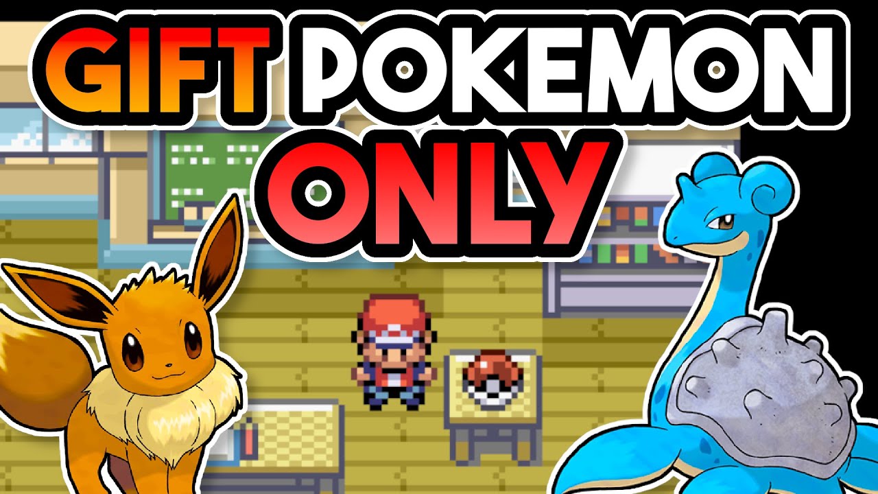 Могу ли я победить Pokemon Fire Red ТОЛЬКО с помощью подарочных покемонов?