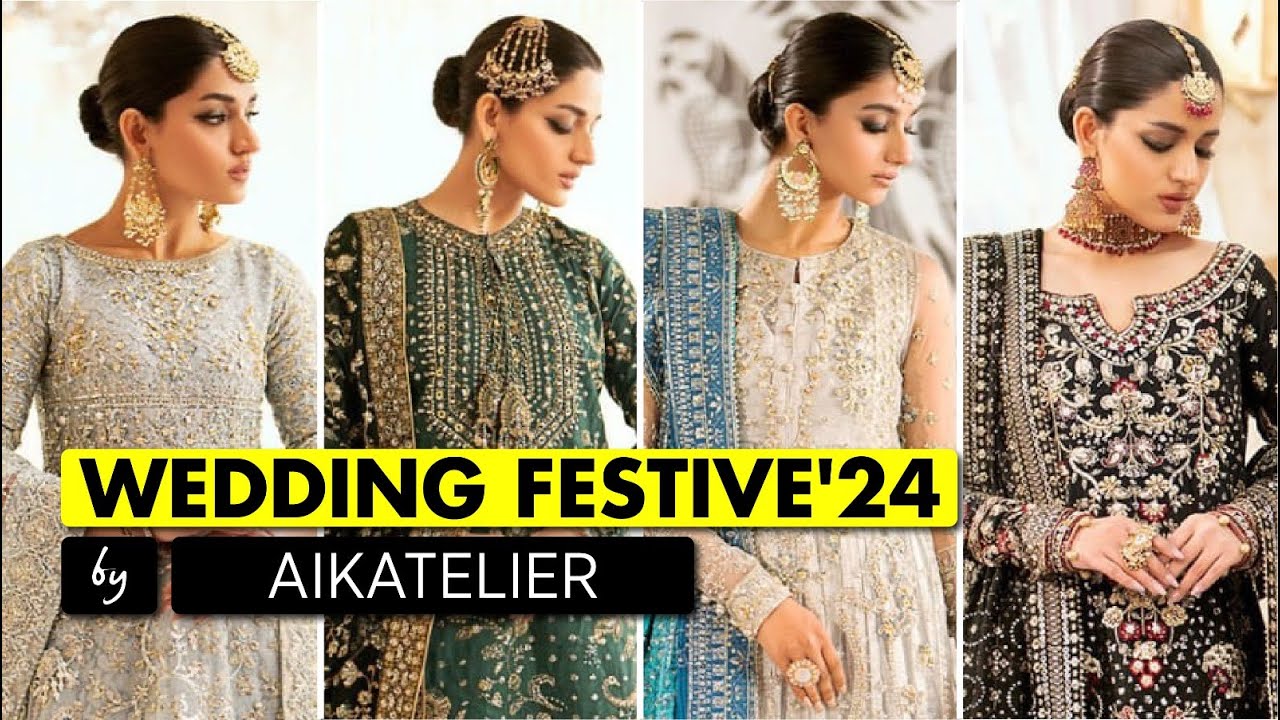 AIK Atelier || wedding Festive'24 Volume 1 Collection || Luxury Wedding Dresses by AIK Atelier