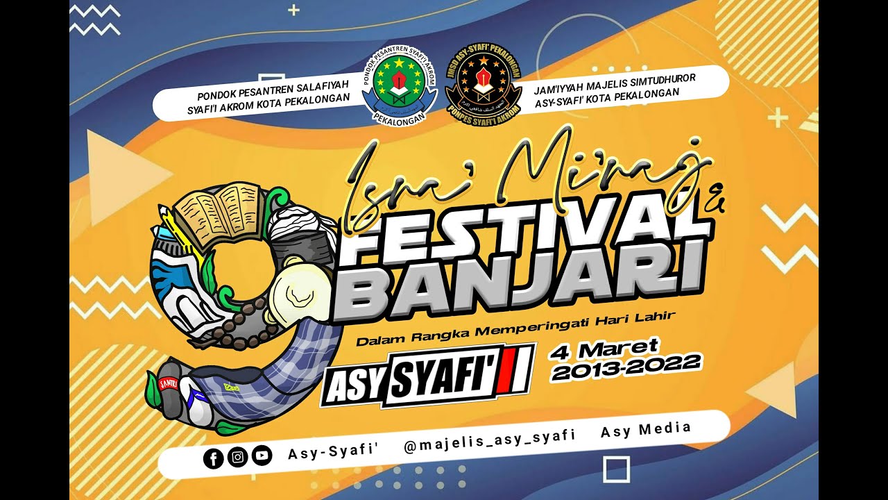 Live Streaming Festival Al Banjari - HARLAH JMSD Asy Syafi' - Ponpes Syafi'i Akrom Pekalongan