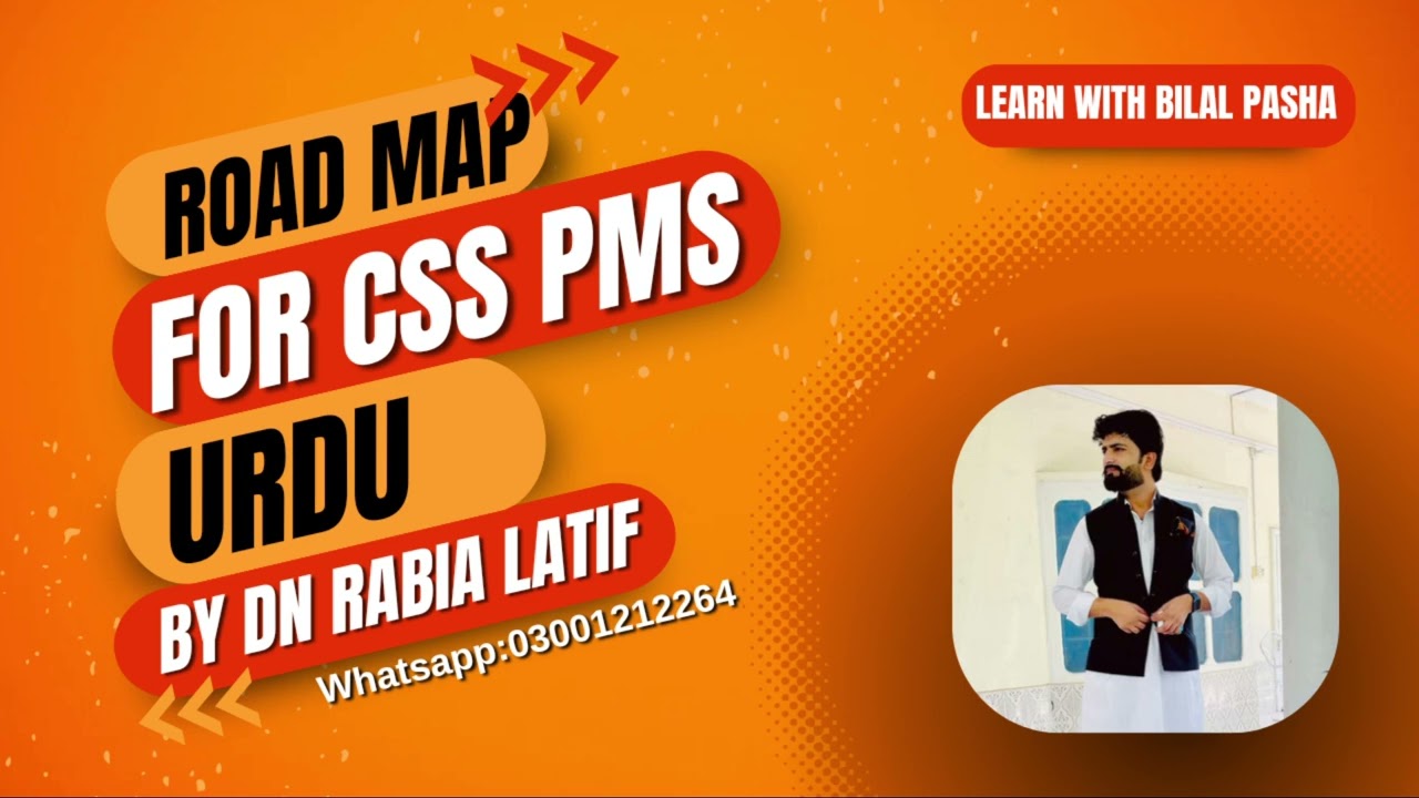 Road map for PMS urdu by Dn.Rabia Latif