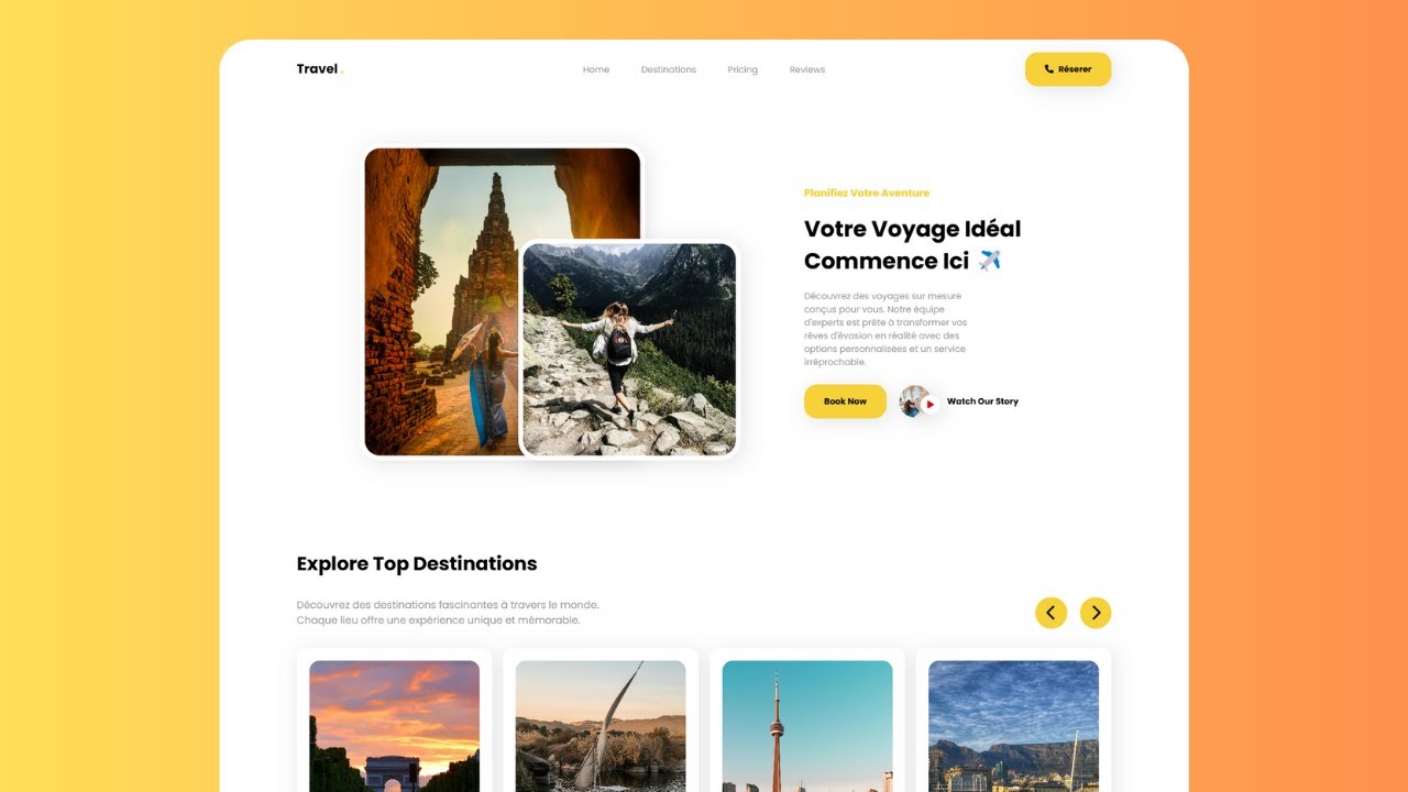 Comment Créer ce Site Web Simple en HTML et CSS