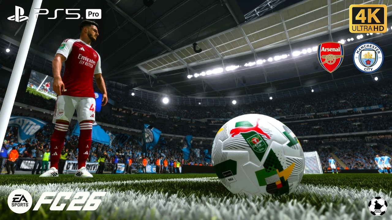 EA SPORTS FC™ 26 | Арсенал против Манчестер Сити - Финал Кубка Карабао 25/26 | PS5 Pro [4K60]