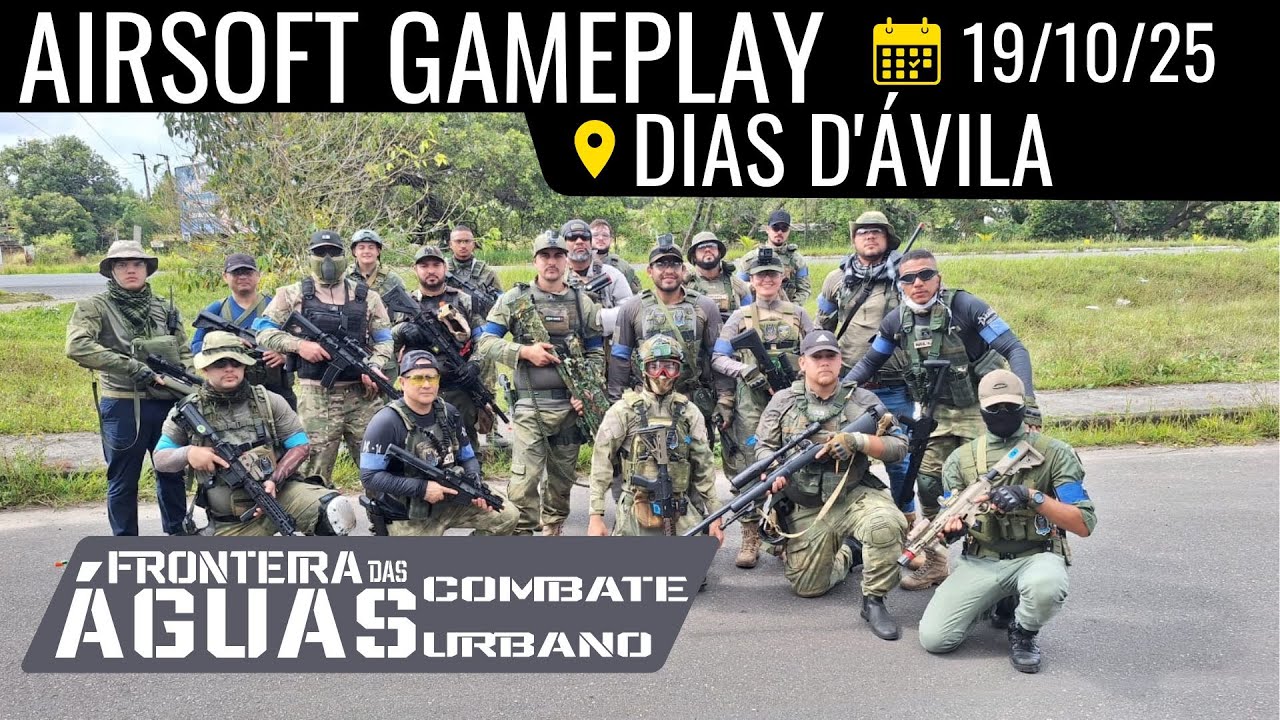 OPERAÇÃO FRONTEIRA DAS ÁGUAS - AIRSOFT GAMEPLAY