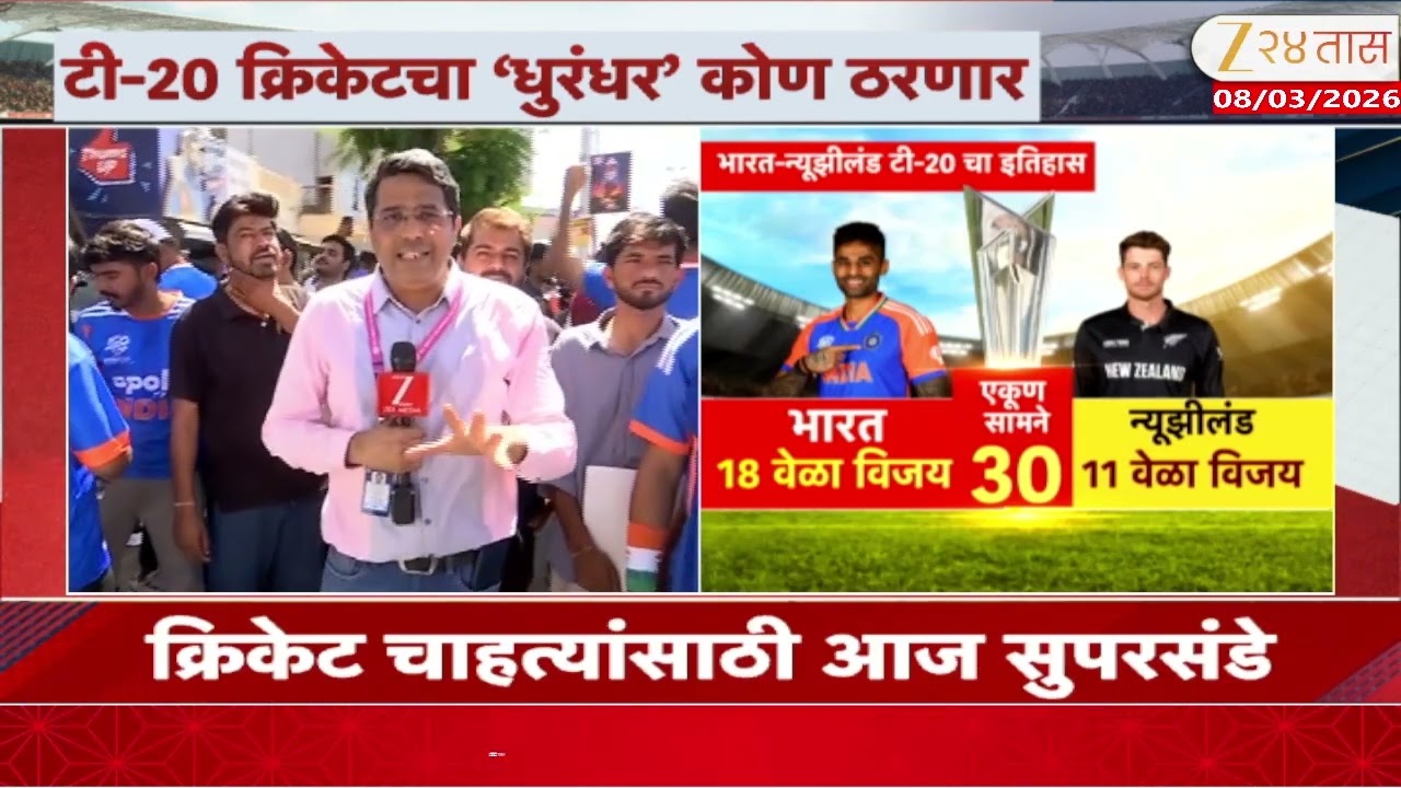 Sanjay Dudhane From Ahmedabad Narendra Modi Stadium | मैदानाबाहेर क्रिकेटप्रेमींची गर्दी