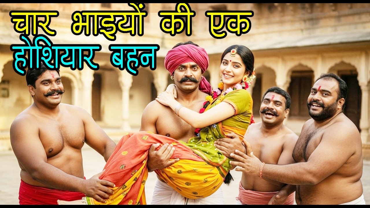 चार भाइयों की एक होशियार बहन [CHHAR BHAIYON KA Ak BAHAN] / Hindi Kahaniya