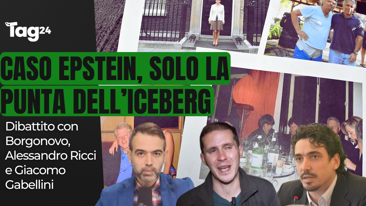 Epstein files, finora è emersa solo la punta dell'iceberg: dibattito Borgonovo-Gabellini-Ricci