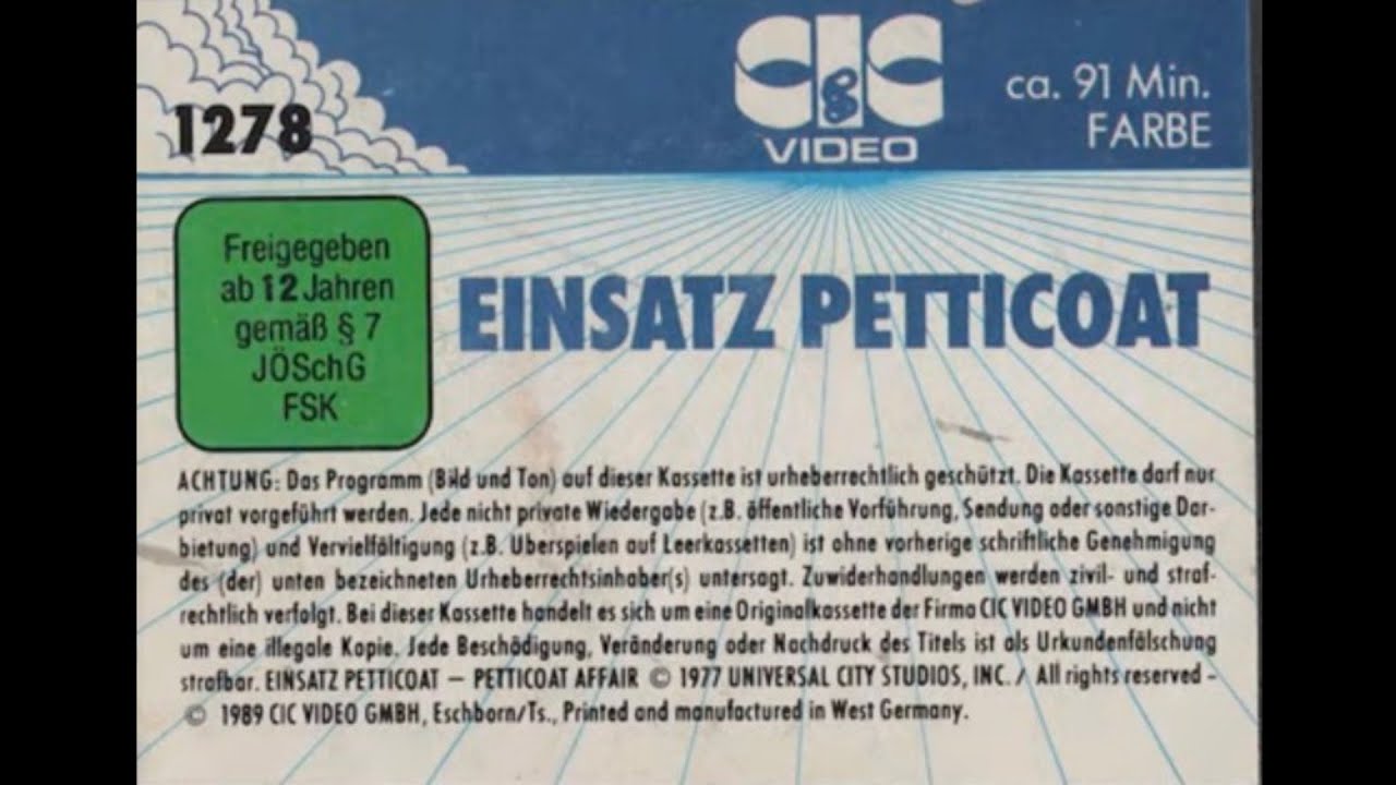 CIC Video VHS Trailershow, 1989