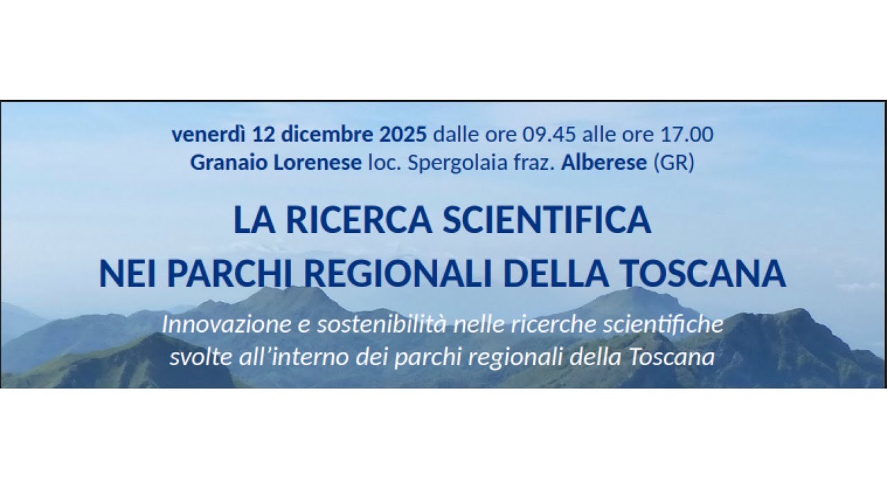 La ricerca scientifica nei parchi regionali della Toscana