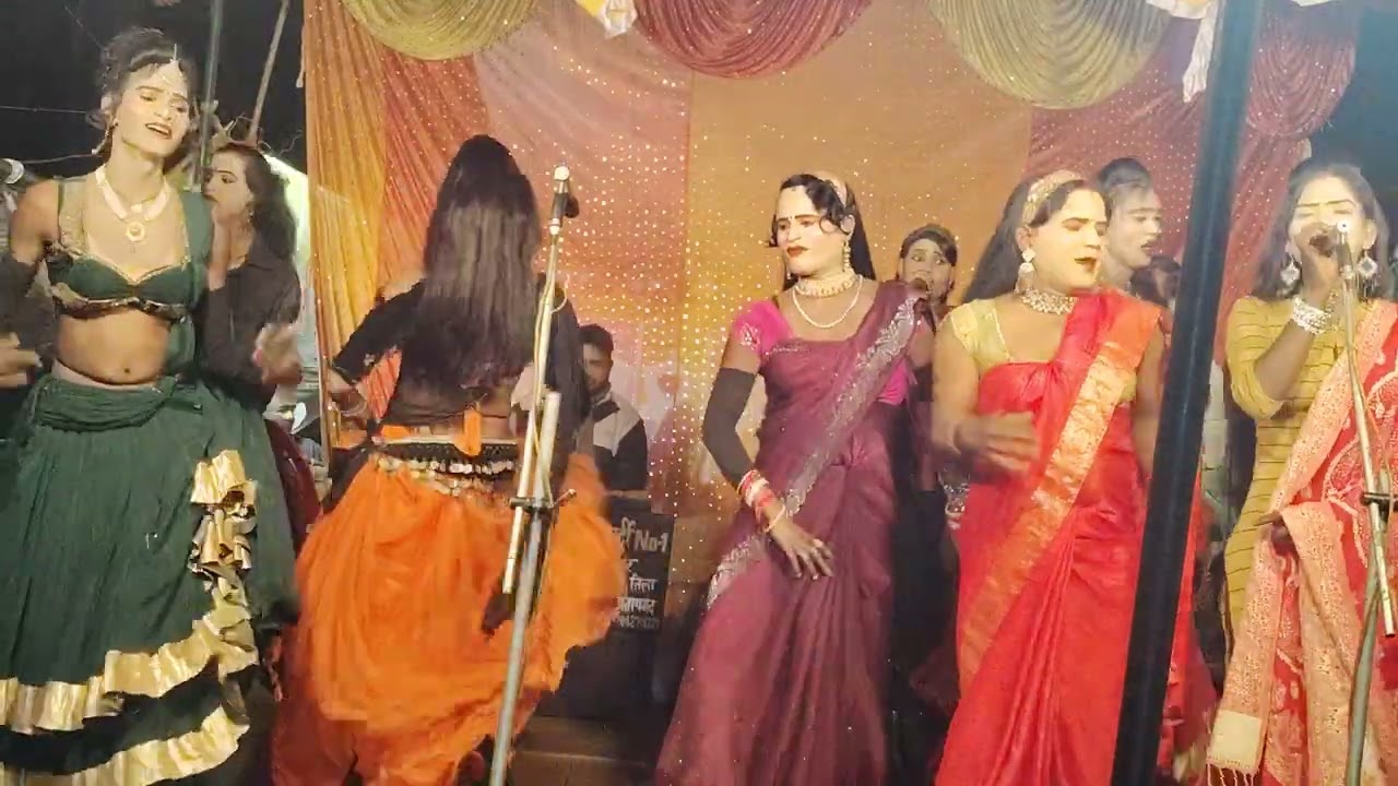 Insar bhai ki nautanki men sabhi dancer ka ranga rang program 7355962297 