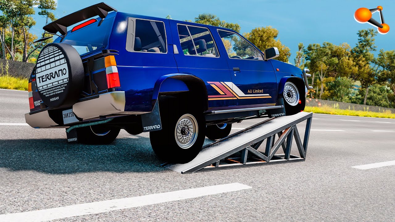 Satisfying Rollover Crashes - BeamNG drive