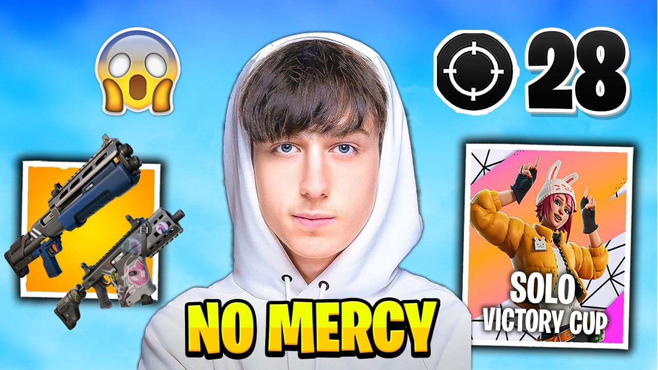 PeterBot FARMS the Entire Solo Victory Cup Lobby 🔥