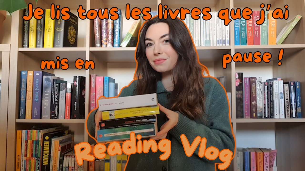 🍁Reading Vlog | Je lis tous les livres que j'ai mis en pause !🍁