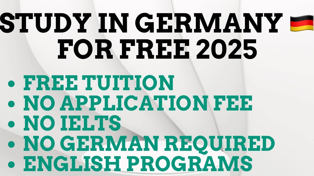 Обучение в Германии 🇩🇪 2025: без платы за обучение, без регистрационного взноса, без IELTS/знаний...