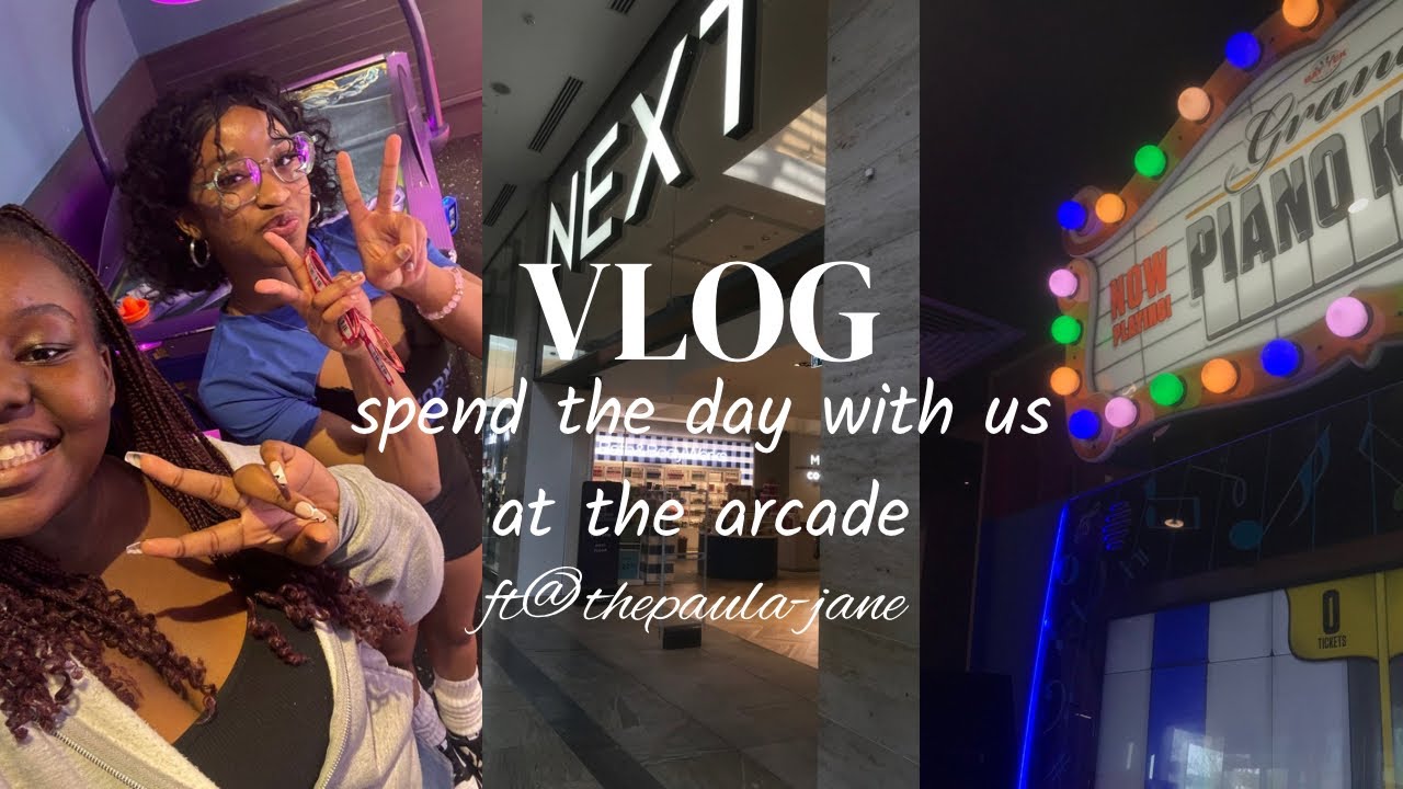 spend a day at the arcade with @thepaula-jane ⭐️💗*day in the life vlog*