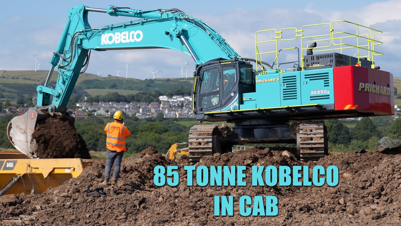 85 Tonne Kobelco Excavator in Cab