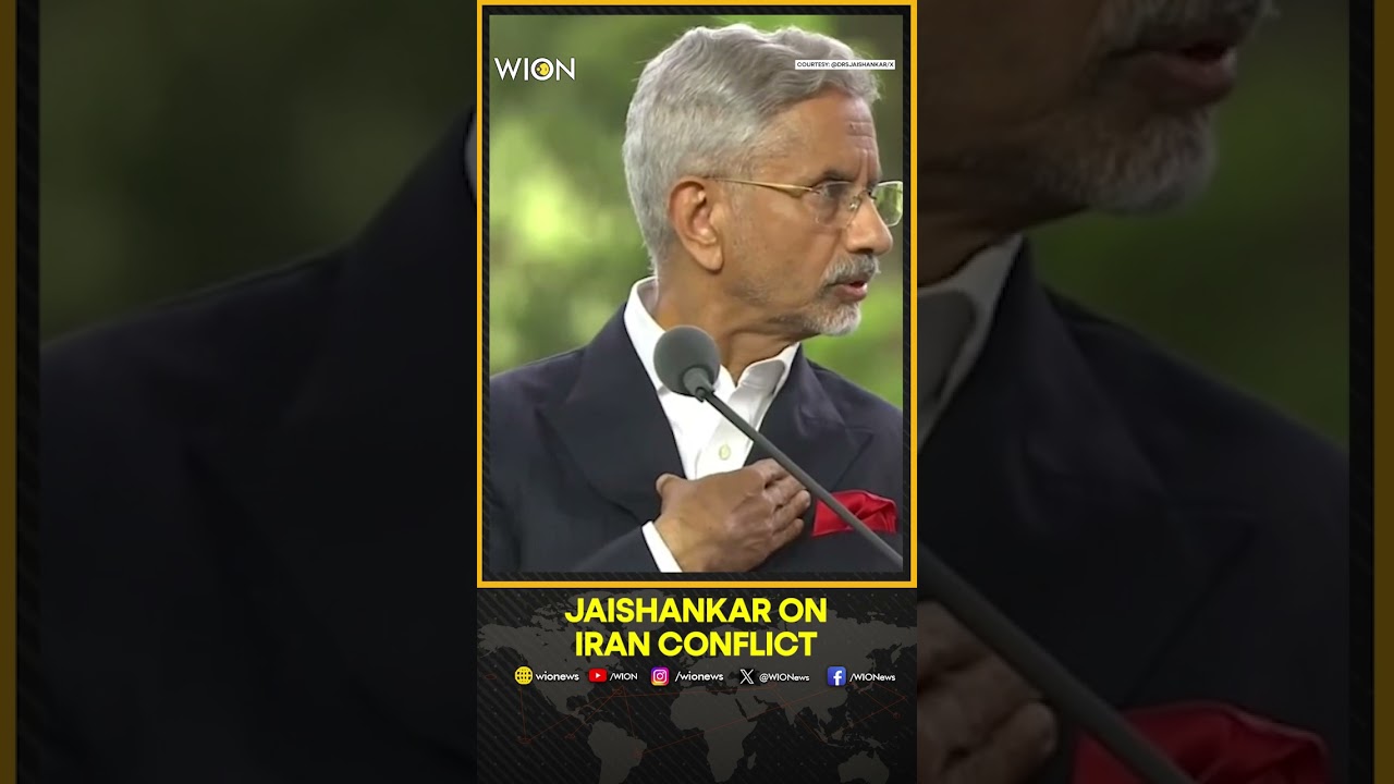 EAM Jaishankar Backs US-Iran Talks, Urges Early Resolution | WION Shorts