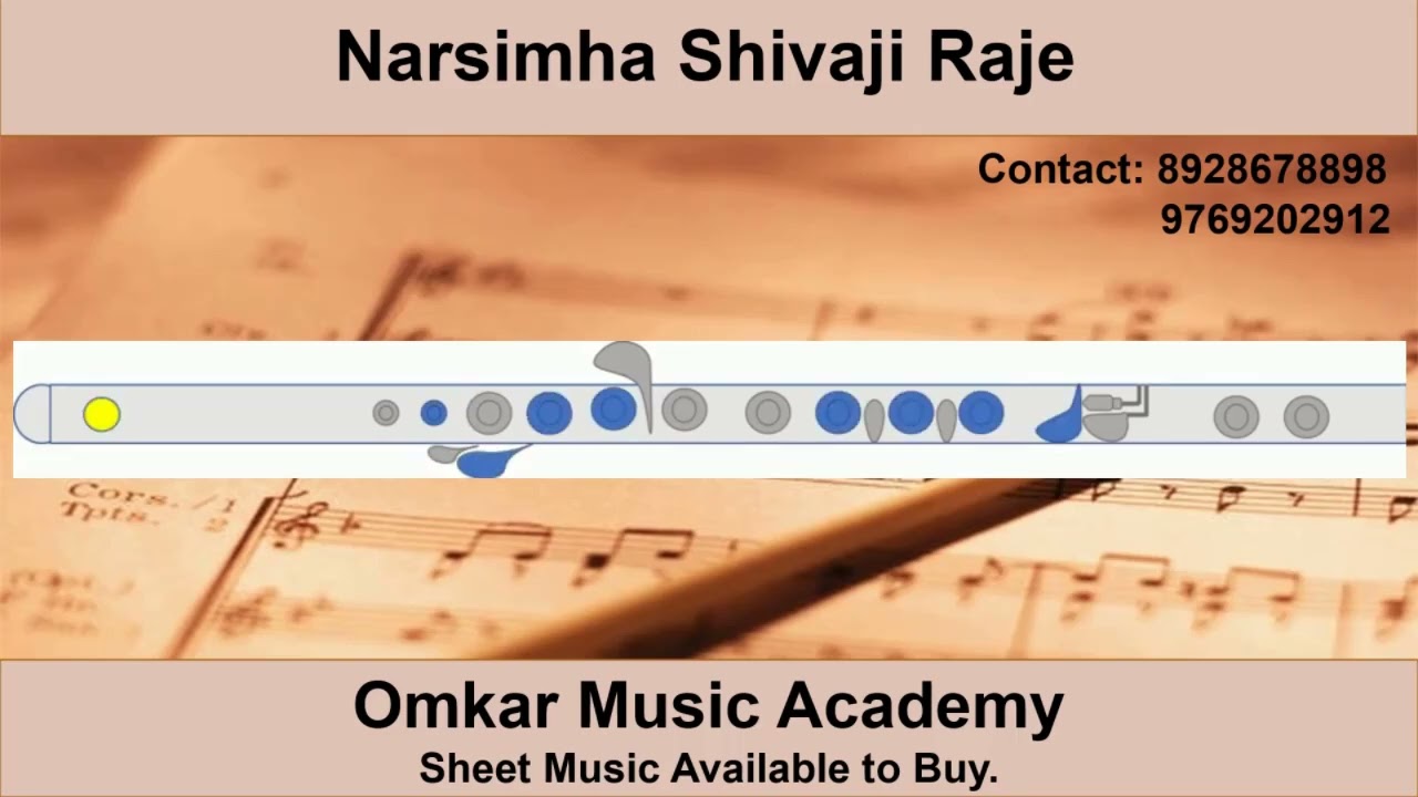 Narsimha Shivaji Raje Flute Tutorial
