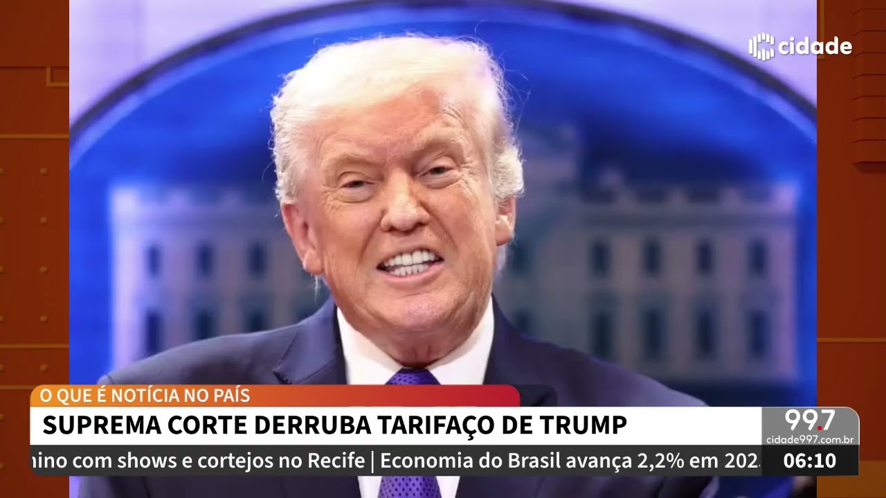 Manhã Cidade - 21.02.26 - Suprema Corte derruba tarifaço de Trump