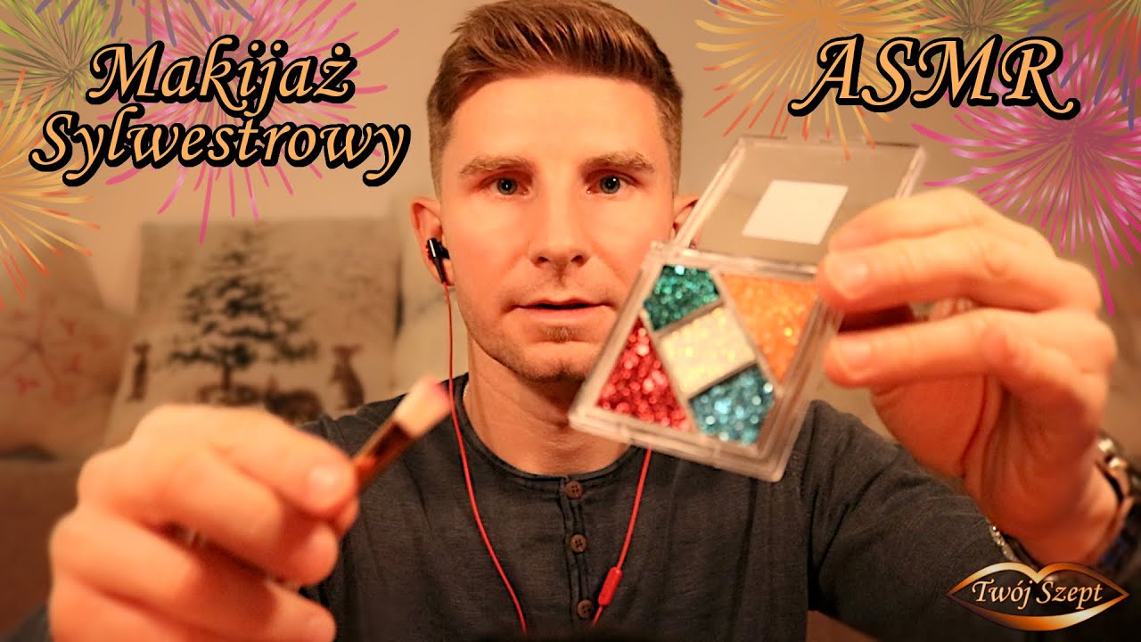 ASMR Roleplay 💄 Robię Ci Sylwestrowy Makijaż ✨ Dźwięki Pędzli i Kosmetyków