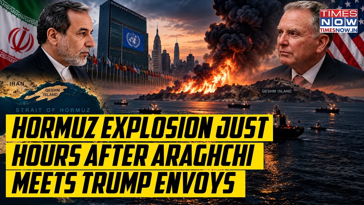 Iran War: Massive Hormuz Explosion Hours After Khamenei&rsquo;s FM Araghchi Meets Trump Envoy In NYC