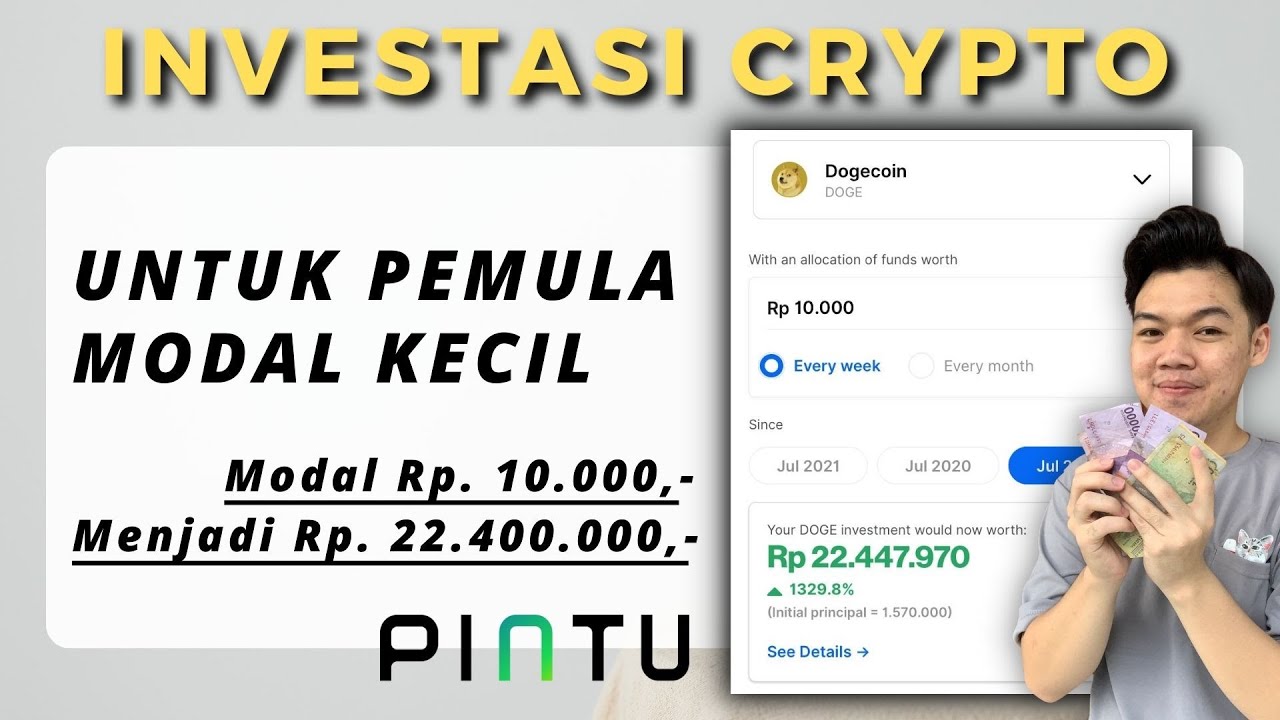 TUTORIAL TRADING CRYPTO MODAL KECIL DI APLIKASI PINTU