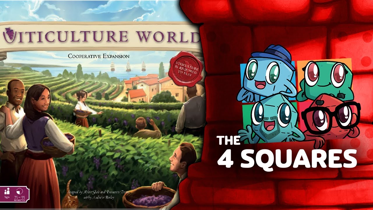 The 4 Squares Review - Viticulture World: Cooperative Expansion