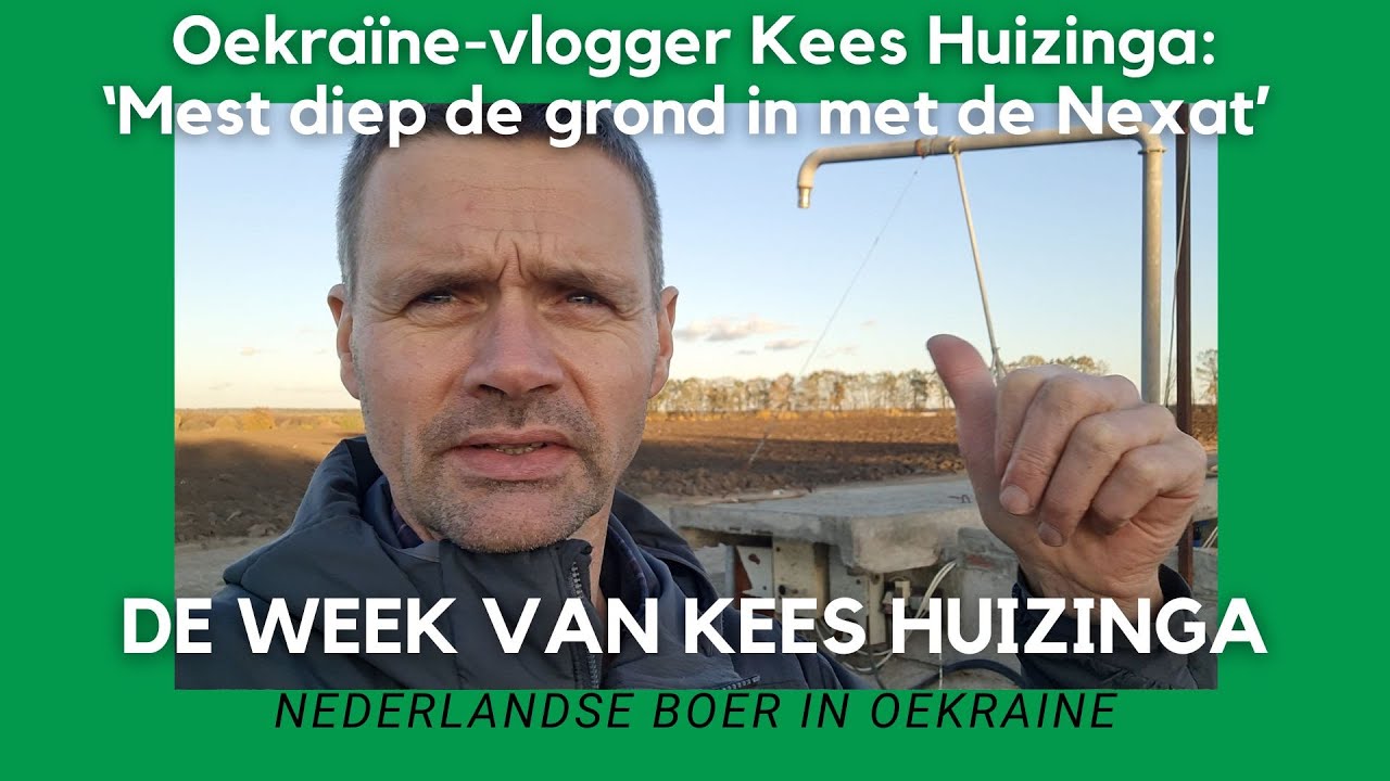 Oekraïne-vlogger Kees Huizinga: ‘Mest diep de grond in met de Nexat’