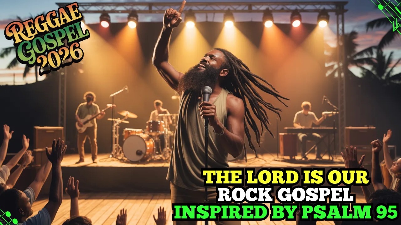 THE LORD IS OUR ROCK 🔥 | GOSPEL INSPIRED BY PSALM 95 – FAITH AND TRUST | REGGAE GOSPEL