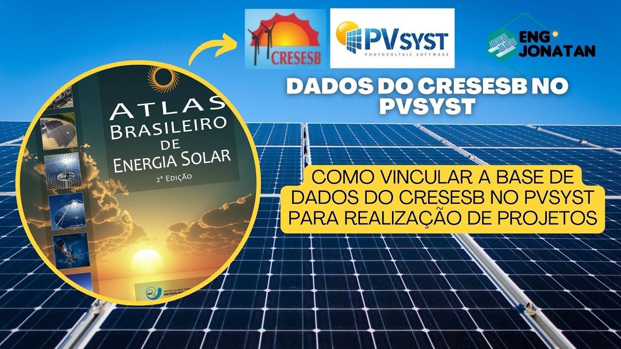 Base de dados do CRESESB no PVSyst