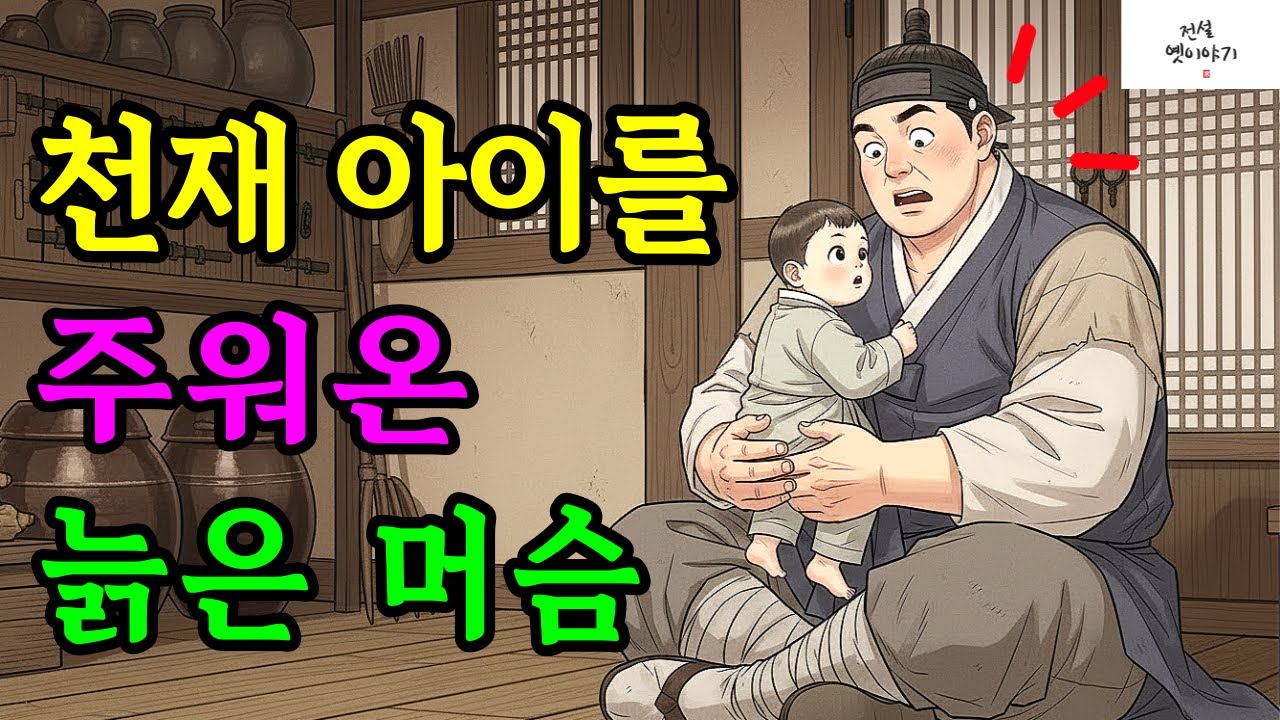 비범한 아기를 살려준 노총각 머슴의 이야기 | 야담, 민담, 설화, 전설, 옛날이야기