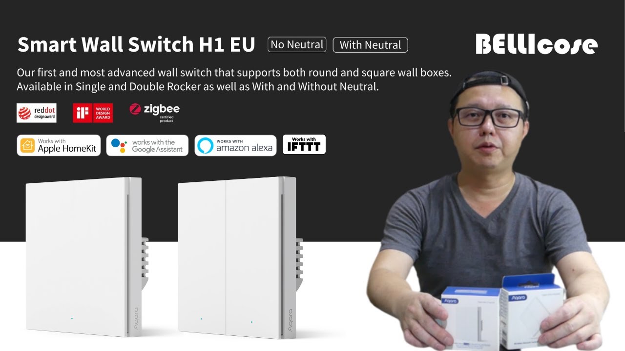 Aqara Smart Wall Switch H1 (EU) Unbox, review and comparing with D1 Smart Wall Switch