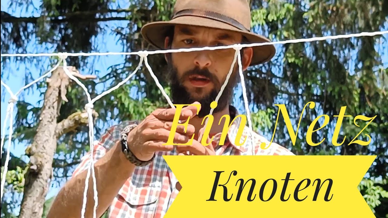 Ein Netz Knoten #bushcraft #waldläufer #woodcraft